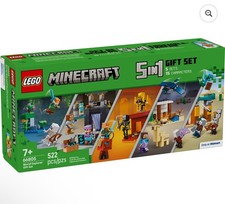 LE.GO Minecraft Gift Set - 5 epic sets with 15 characters in 1 Box