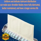 Paper Shredder Lubricant Sheets, 20 Pack, Sharpening and Cleaning