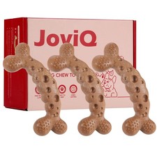 JoviQ Dog Chew Toys for Aggressive Chewers - 3 Pack Variety Flavored Tough Bones