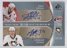 2009-10 SP Game Used Edition 16/25 Eric Staal Jordan #XSG-EJ Auto 2u9