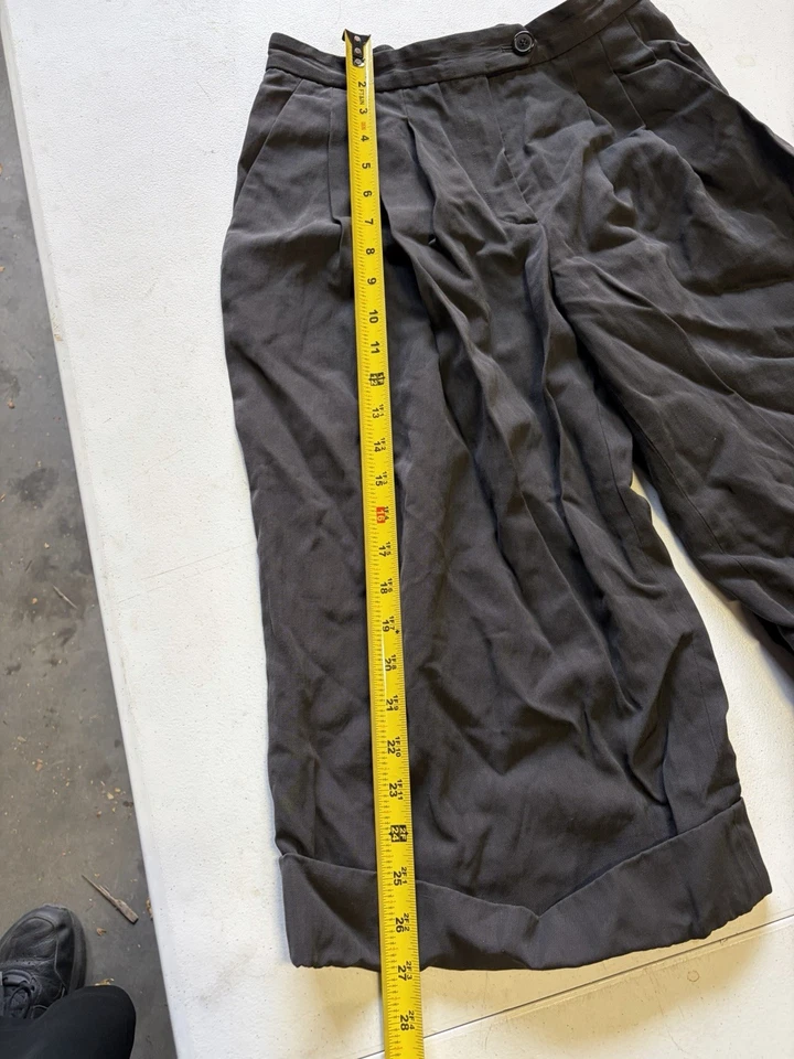 Pantalones Lanvin negros de pierna ancha para mujer US 6 Foto 4 de 4