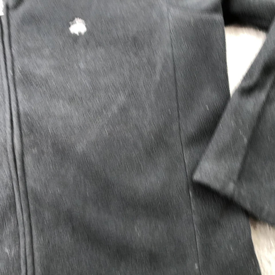 Brooks Brothers Jacket Mens Small Black Fleece Full Zip Mock Neck Outdoor Layer - Image 4 of 4