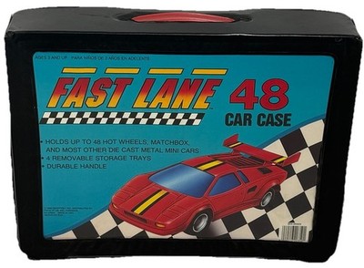 Fast Lane 48 Car Case, Matchbox Cars, 1990 / (No Cars Included)