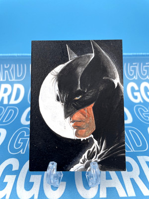 GGC Studio DC Batman Artist Hand Drawn Auto Sketch Card 1/1 【Black Light】