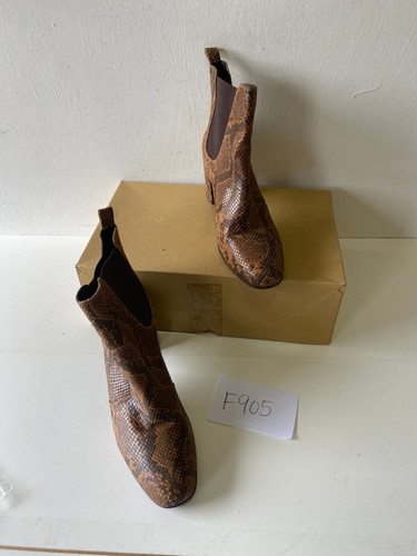 Bottes Zara Occasion - Imprimé Serpent - Taille UK 4 (pointure 37 Environ) - Cuir Synthétique