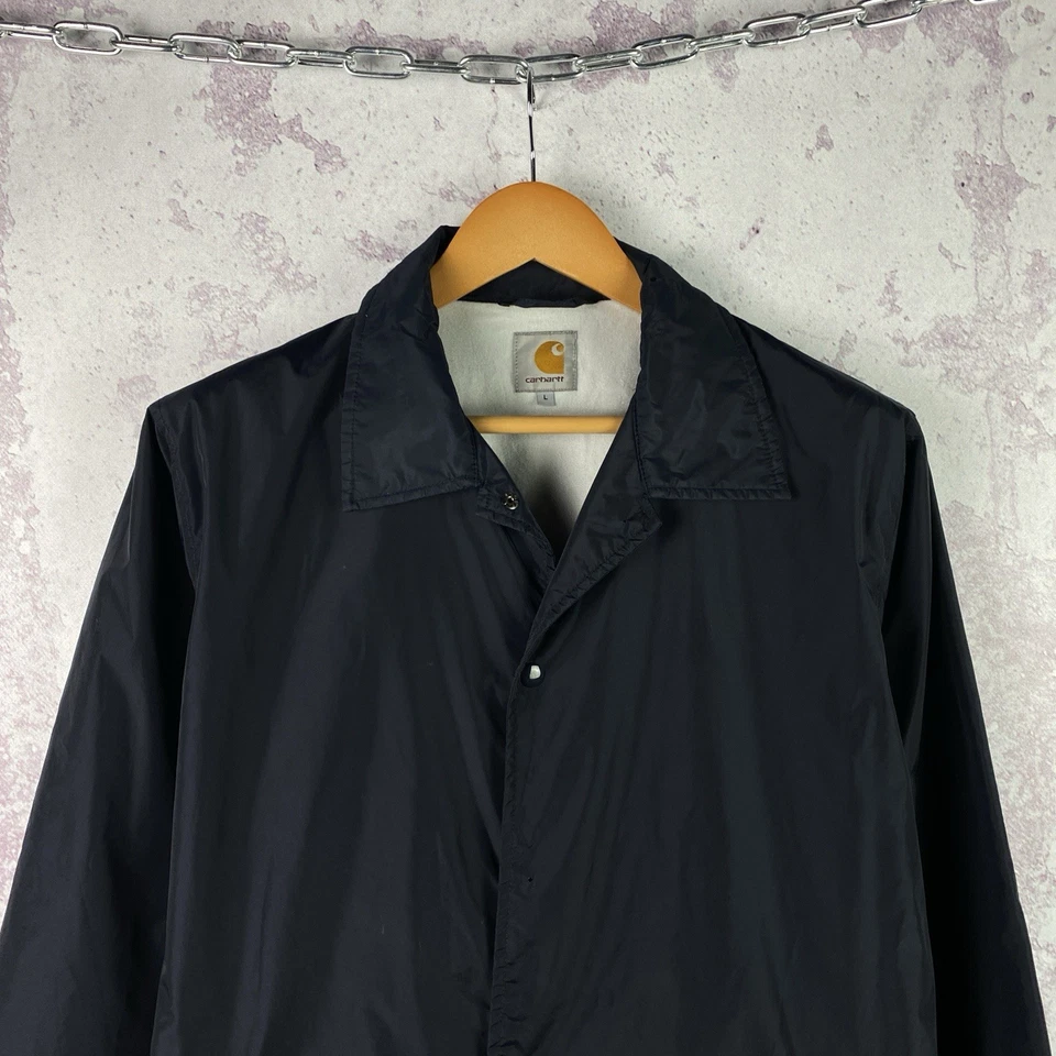 Vintage Carhartt Bomber Jacket Y2K Drill Streetwear Long Sleeve Size L - Image 2 of 4