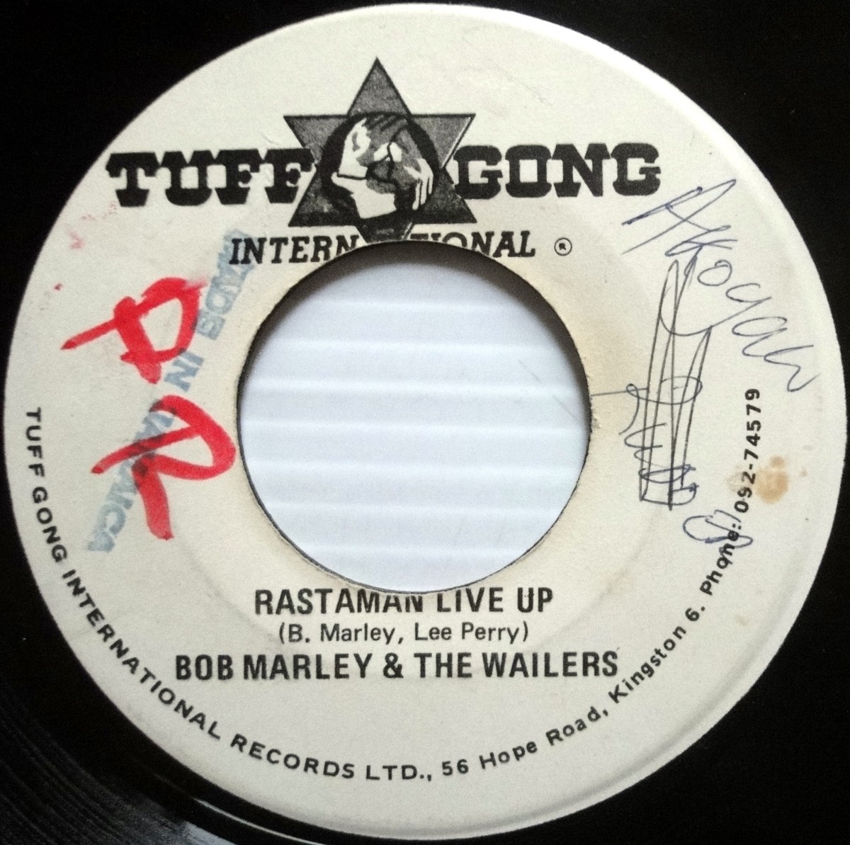 BOB MARLEY & THE WAILERS Rastaman Live Up / Don't Give Up 45