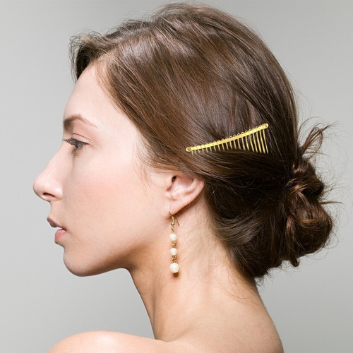 12PCS Bridal Hair Comb Combs for Women Small Decorative Claw Clips Veil Bride - Picture 4 of 11
