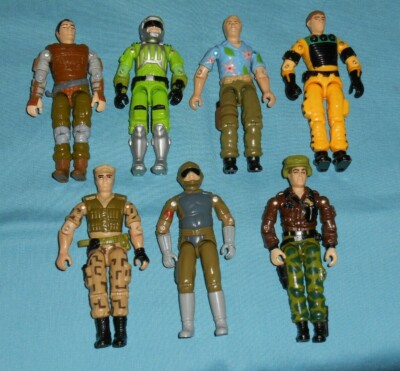 GI G.I. Joe gijoe figure lot #145 Tripwire Chuckles Sci-Fi General Hawk Budo