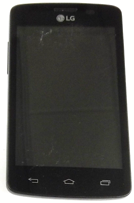 LG Lucky L16C / LGL16C - Black ( Tracfone ) Rare CDMA Android