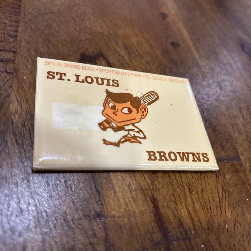 ST. LOUIS BROWNS GAME FAN & COMPACT MIRROR SPORTSMAN PARK, ST. LOUIS, MISSOURI - Picture 13 of 15