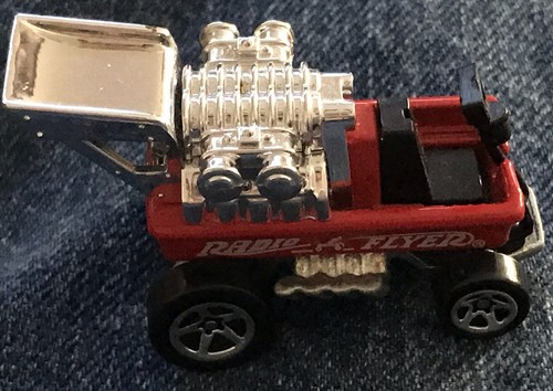 VINTAGE MATTEL HOT WHEELS RADIO FLYER WAGON HOT ROD #1074 MATCHBOX TOY MODEL CAR - Picture 5 of 6