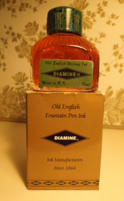 Diamine  Old English Fountain Pen Ink  Tinte  - Amber -   80ml