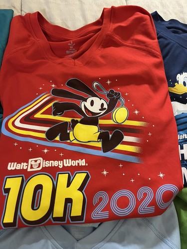 Complete Set of 6 2020 Run Disney World Women XL Shirts Marathon Dopey Challenge - Picture 3 of 8