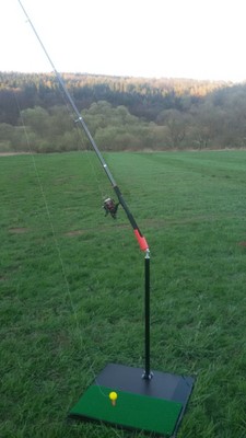 Golf Uben Zu Hause Golf Range Angel Mit Fussplatte Und Angelrolle