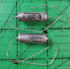 Capacitors Film Axial 91P47302S2 SPRAGUE .047uf 200v 20 Vitamin Q Audio 2pcs