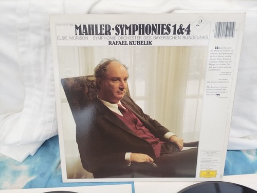 DG 415 012-1 Mahler Symphonies 1 & 4 Elsie Morison Rafael Kubelik DBL LP NM# - Picture 5 of 6
