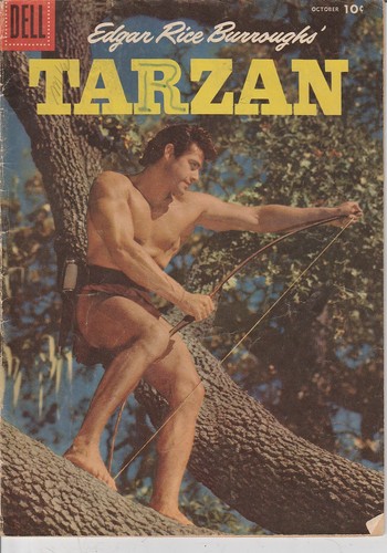 1956 Tarzan #85 Comic GOLDEN AGE Gordon Scott Edgar Rice Burroughs Dell Vintage