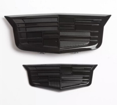 #ad Black Gloss Cadillac Logo Front amp;Rear Emblem Badge for ATS XTS 2015 2019 $52.45