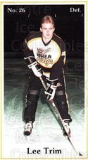 1984-85 Brandon Wheat Kings #13 Lee Trim