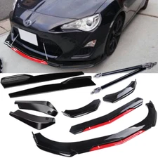 For 17-20 Toyota 86 Front Rear Bumper Lip Spoiler+Splitter Body Kits G N