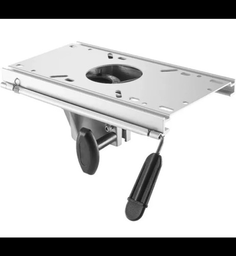 Adjustable Boat Seat Pedestal High-Grade Aluminum, Fits 2 7/8-Inch Post Fore/Aft
