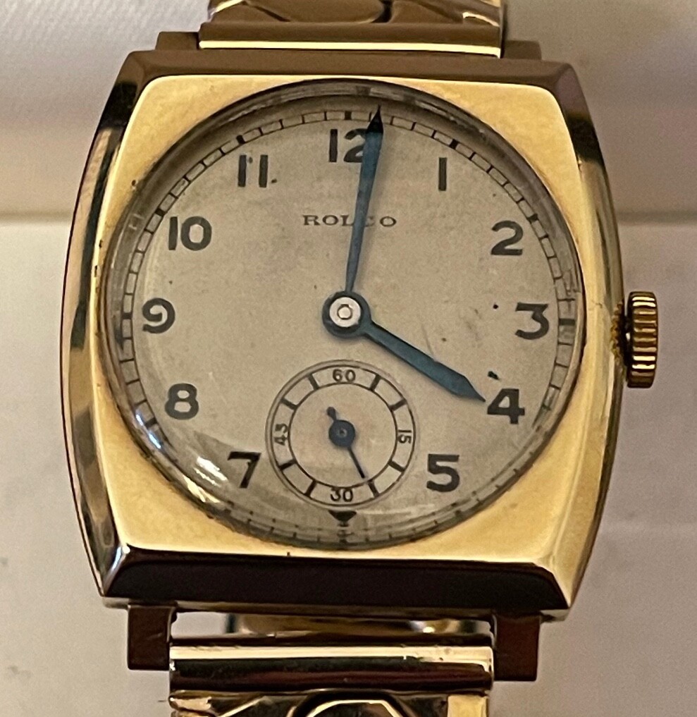 1930s ROLCO (ROLEX) Men's 9ct gold watch. with bracelet. eBay