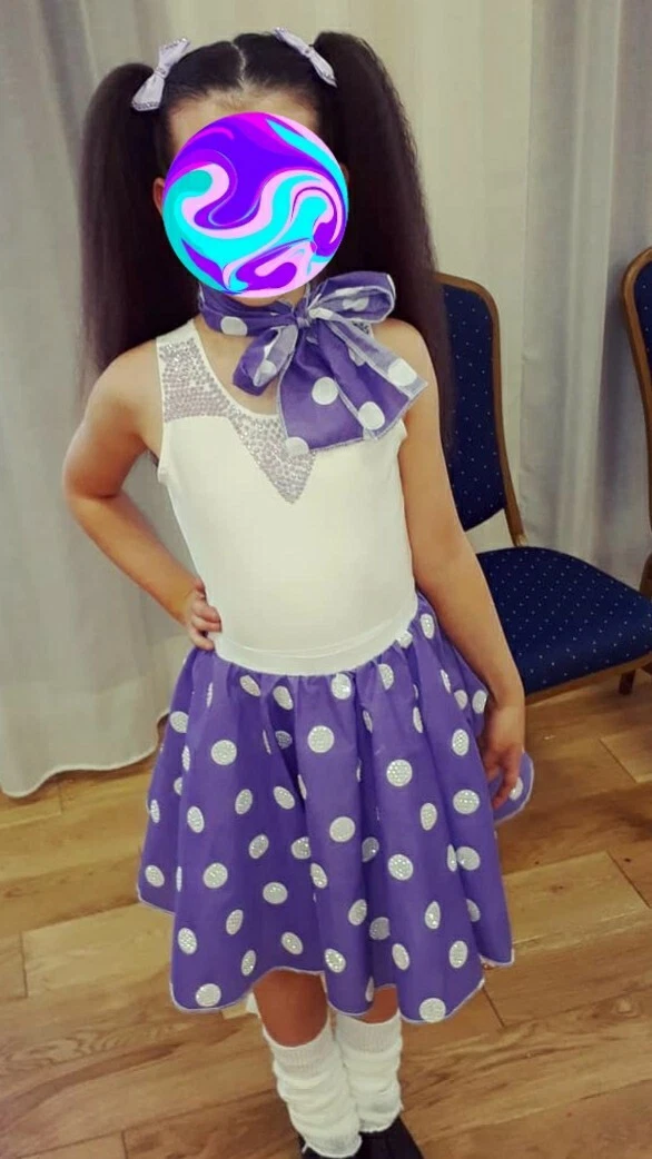Girls rock and roll costume top