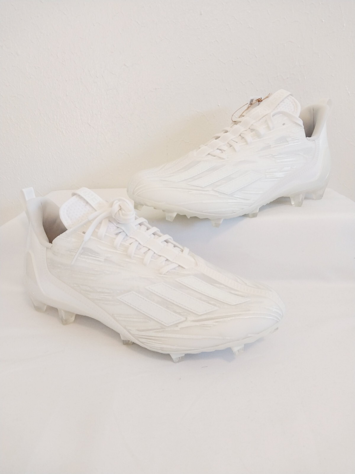 Adidas Adizero Triple White Football Cleats Mens Size 8.5 thumbnail 7