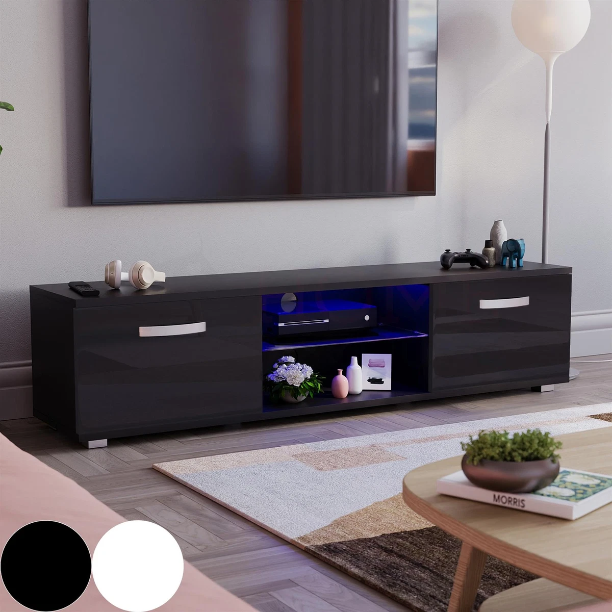 Black gloss tv unit ebay deals