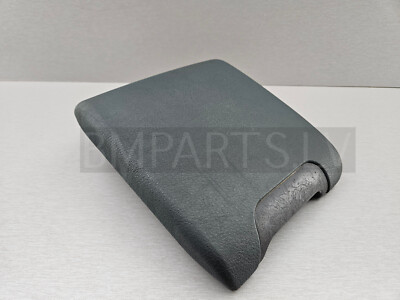 Used OEM BMW E39 Center Console Armrest – Gray Leather, LHD, Genuine 6904881