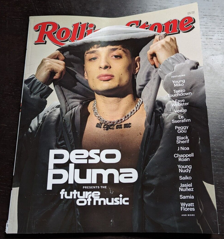 Rolling Stone magazine #1386 April 2024 Peso Pluma