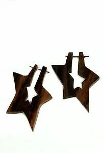 Wooden Travel & Places Fashion Earrings