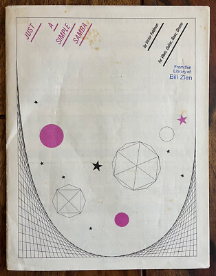 JUST A SIMPLE SAMBA by Victor Feldman, Sammlerstück v. 1981, Partitur + Einzelst