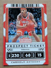 Carmelo Anthony 2020-21 Panini Contenders Basketball Card Prospect Ticket #42