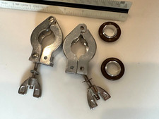 2sets KF16 Aluminium Vacuum Clamp  Aluminium 304 Centering Ring  O-ring