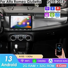 9"Android 13 Car Radio For Alfa Romeo Giulietta 2010-2014 CarPlay GPS SWC 2+32GB