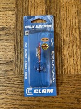 Clam Rattlin Blade Spoon Hook Size 12 Glow