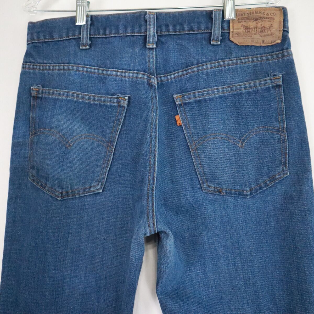 Vtg Levi's 517-0917 Jeans Mens 34x32 Orange Tab Bootcut 5 Vtg Levi's 517-0917 Jeans Mens 34x32 Orange Tab Bootcut 5