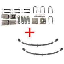2,000 lbs. Trailer Axle Suspension Kit Incl. Leaf Springs, Hanger & U-Bolt kit