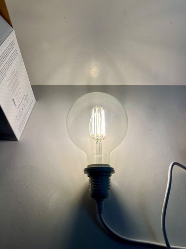 LED Original Vintage Style Bulb and Plug - 11w - 100w replacement - Clear Glass - Picture 5 of 5