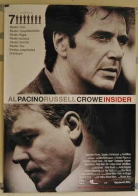 K133 Kinoplakat 84x120 cm - INSIDE MAN Al Pacino / Russell Crowe   GEROLLT