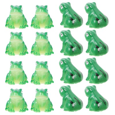  30 Pcs Frosch-Ornamente Mikroszene Mikrolandschaftsfrosch Froschhandwerk
