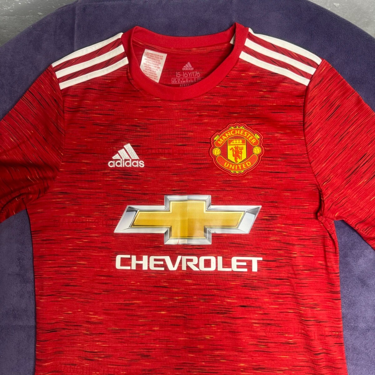 adidas Manchester United 赤2020 ユニフォーム XL Manchester United FC Home Jersey - Mufc Red – Gazelle Sports