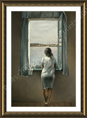 Woman At The Window by Salvador Dali | Framed canvas | Wall art