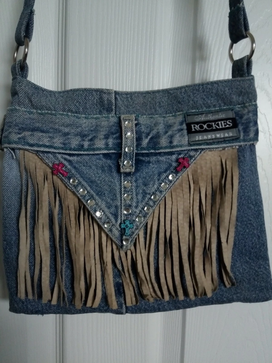 Cowboy Stitch The Rhinestone Denim Fringe Set S