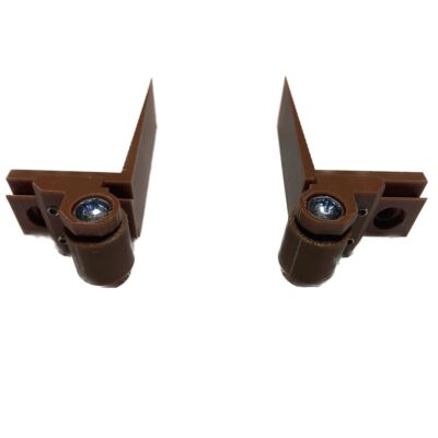The Adjustable Pocket Door Guide (Brown)