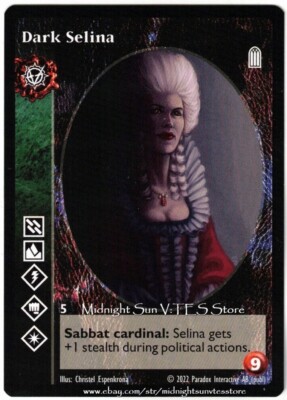 Dark Selina Brujah Antitribu Anthology I 2022 BCP V:TES VTES Vampire CCG