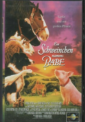 Ein Schweinchen namens Babe VHS Kassette 1997!
