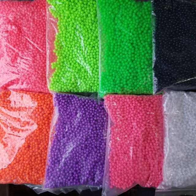 Cuentas 6mm 8 colores 200 piezas por bolsa Envío Gratis